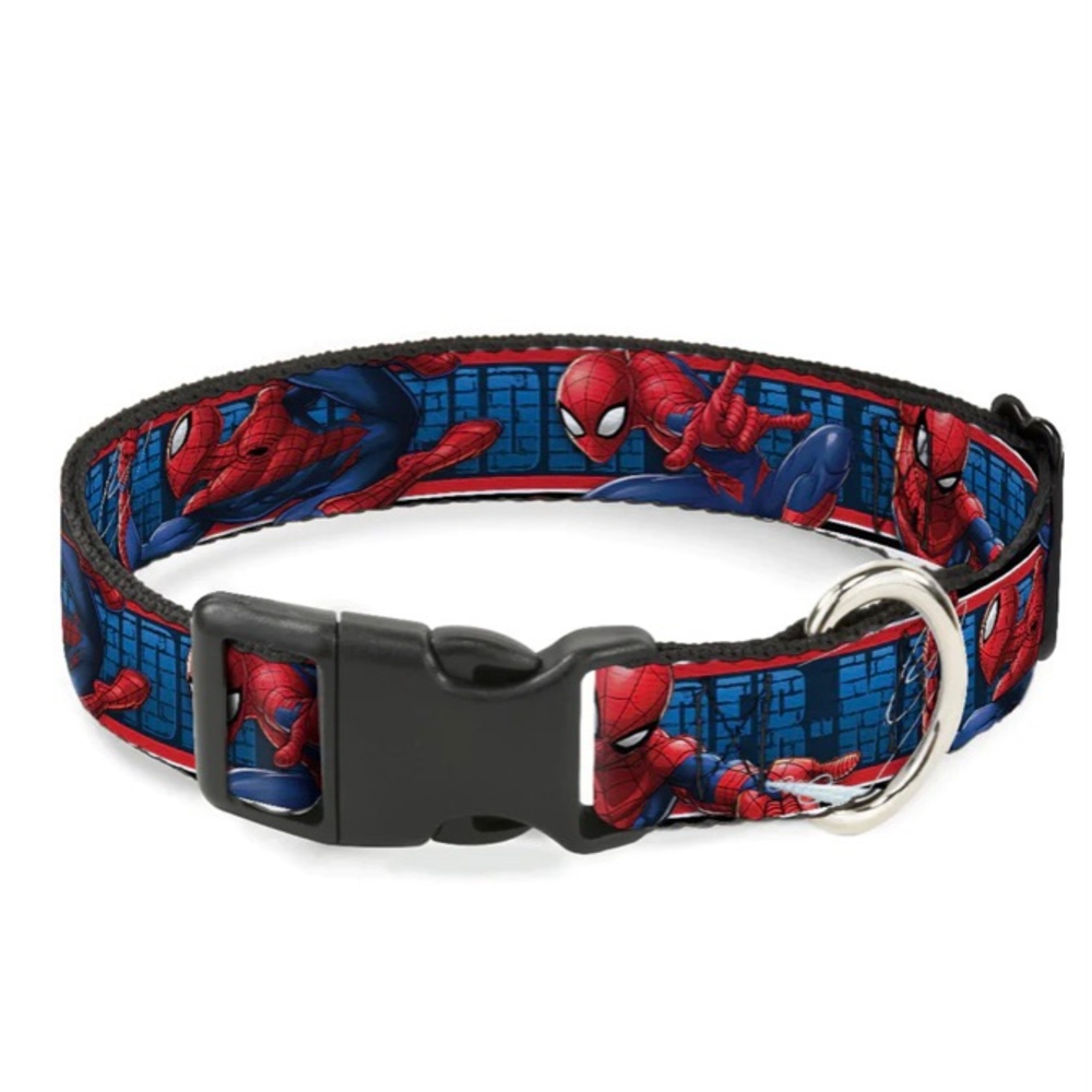 NWT. Spider-Man Dog Collar. 
Large 15”- 26” 1.0" Wide